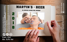Cargar imagen en el visor de la galería, Cerveza Personalizada día Padre - Book