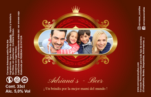 Cargar imagen en el visor de la galería, Cerveza Personalizada día Padre - Romantic