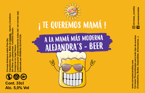 Cerveza Personalizada día Madre - Feliz