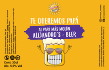 Cargar imagen en el visor de la galería, Cerveza Personalizada día Padre - Feliz