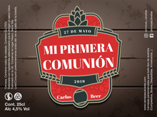 Cargar imagen en el visor de la galería, Cerveza Personalizada Comunión - Barril