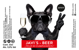 Cerveza Personalizada Cumpleaños - Perro Molón
