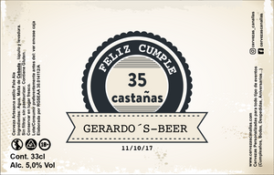 Cerveza Personalizada Cumpleaños - Aureola