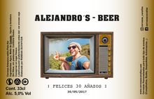 Cargar imagen en el visor de la galería, Cerveza Personalizada Cumpleaños - Tele