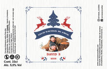 Cargar imagen en el visor de la galería, Cerveza Personalizada Navidad - Ciervos