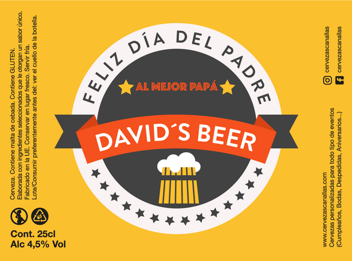 Cerveza Personalizada día Padre - Enjoy