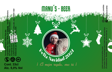 Cargar imagen en el visor de la galería, Cerveza Personalizada Navidad - Bola Navideña