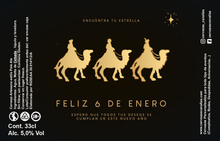 Cargar imagen en el visor de la galería, Cerveza Personalizada Navidad - Reyes4