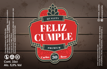 Cargar imagen en el visor de la galería, Cerveza Personalizada Cumpleaños - Barril