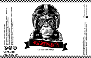 Cerveza Personalizada San Valentín - MonoMotero