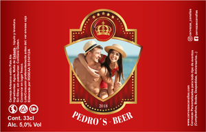Cerveza Personalizada San Valentín - King