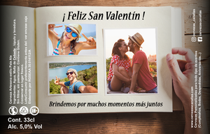 Cerveza Personalizada San Valentín - Album 3 fotos