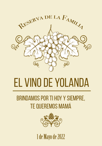 Vino Personalizado Día de la Madre - Parra