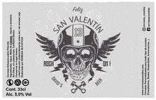 Cargar imagen en el visor de la galería, Cerveza Personalizada San Valentín - Calavera